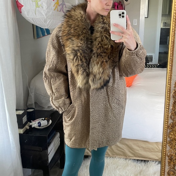 Stunning vintage jacket with fur collar - Picture 3 of 9